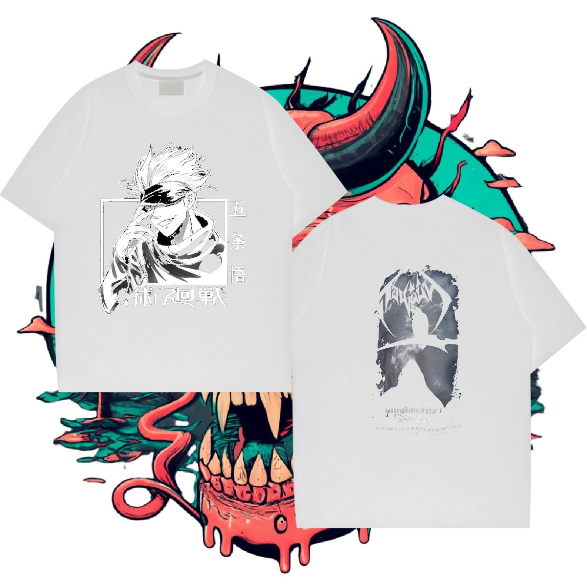 2024 New Man T Shirts Anime Couples T Shirts Hip Hop Short Sleeve Cotton O-Neck Designer Tees