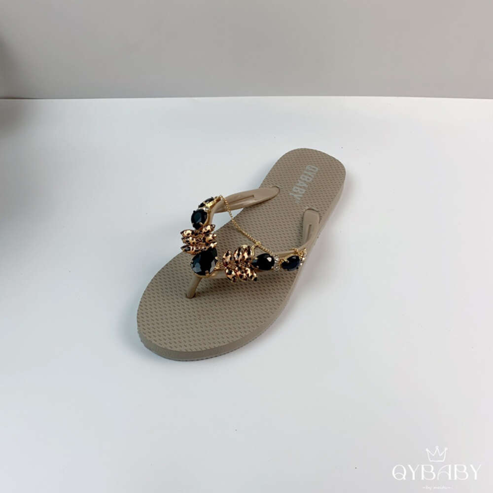 Designer Shoes New Women Slippers Rubber Thong Sandals Women Black Outdoors Slide Casual Sliders Mule Loafer Girlflat Summer Beach Pool 580