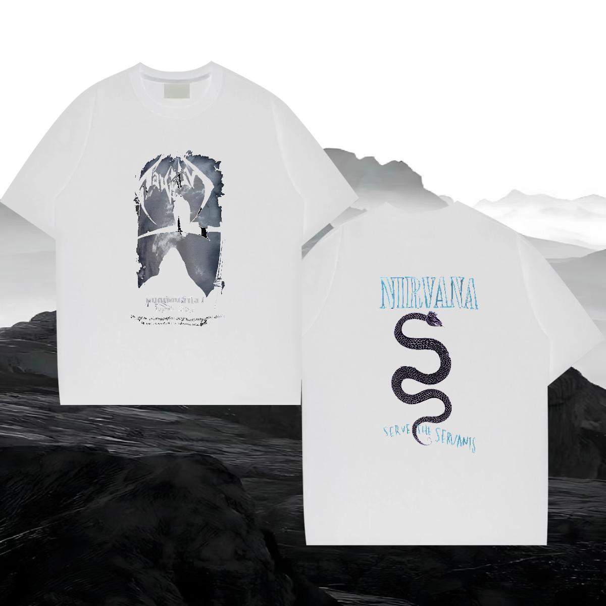 Brand Man T Shirts Cartoon Print Men Tshirts Street 180g Cotton Comfortable Tops