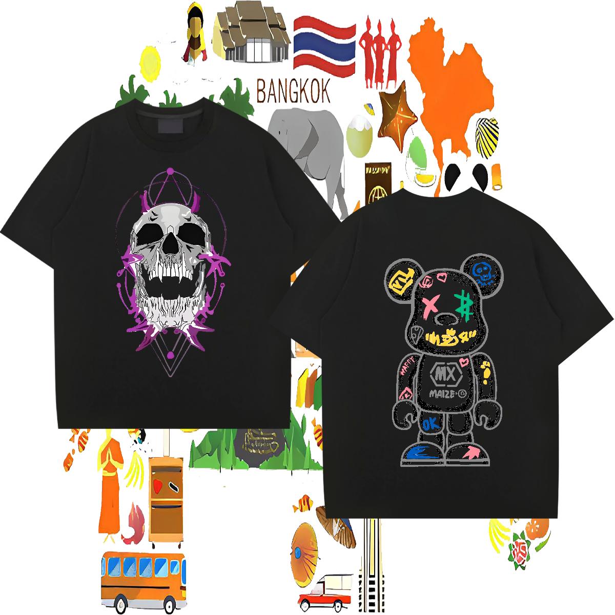 Fashion T Shirt For Man DIY Logo Men Tops Tees Sports Casual Breathable Short Sleeve Cool Clothes