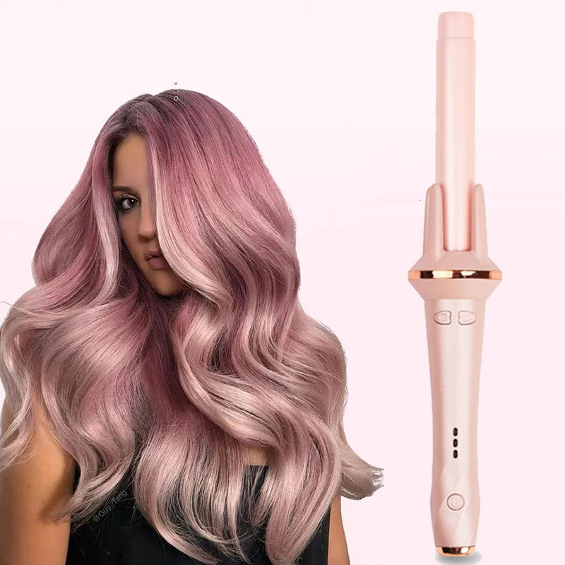 Portable Automatic Rotating Curler Rechargeable Rotating Ceramic Barrel Curling Ceramic Hair Curler 240530