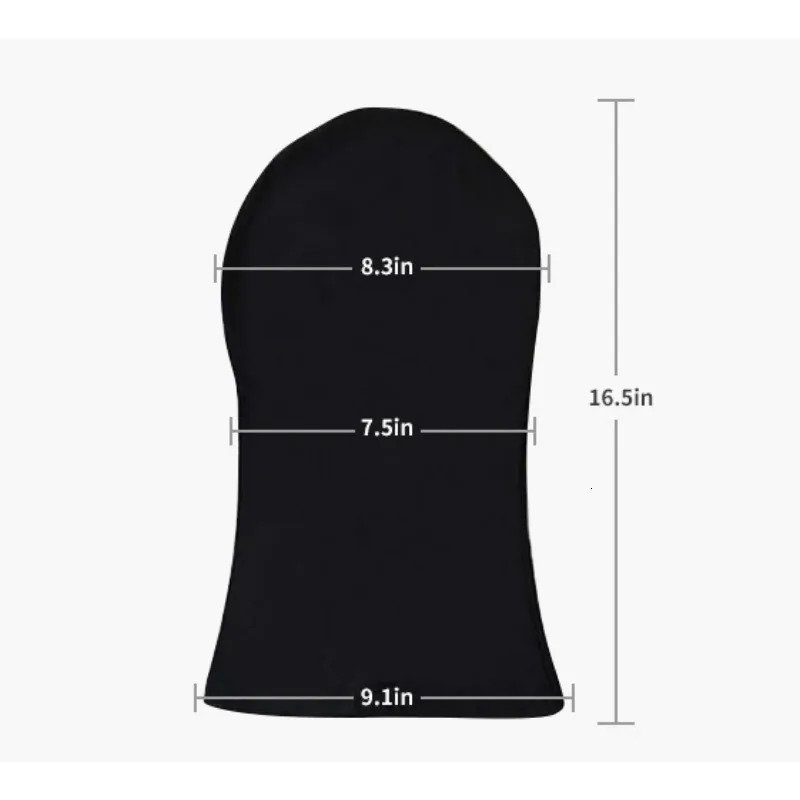 Black Full Face No Hole Cover Hat Women Men simulate Cs Balaclava Cap Sun Uv Protection Bike Motorcycle MultiHole Ski Mask 240528