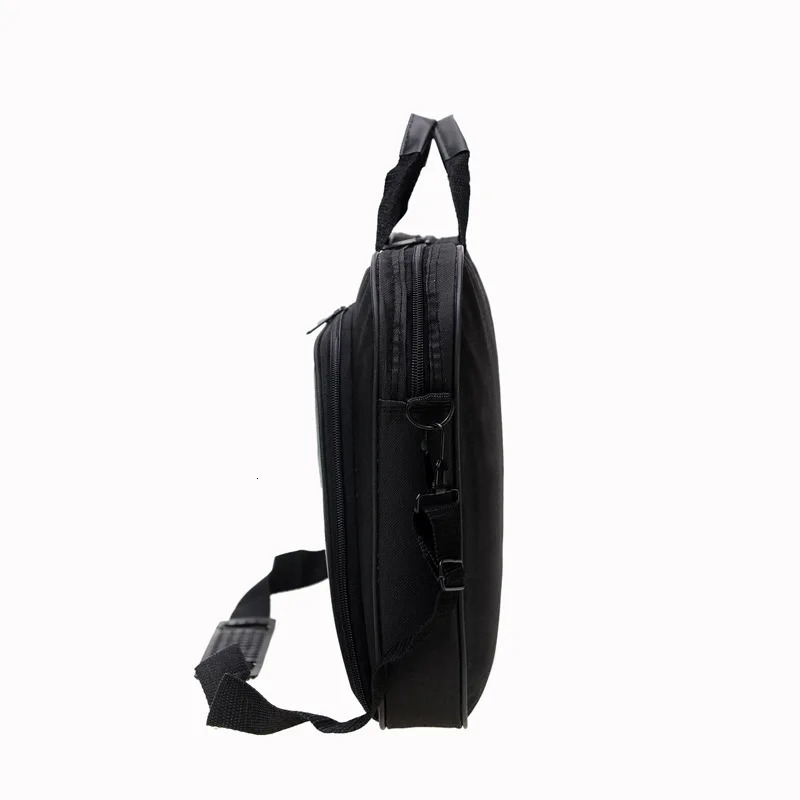 15.6 Inch 17 In Laptop Bag Business Portable Nylon Computer Handbags Laptop Shoulder Handbag Zipper Shoulder Simple Style 240528