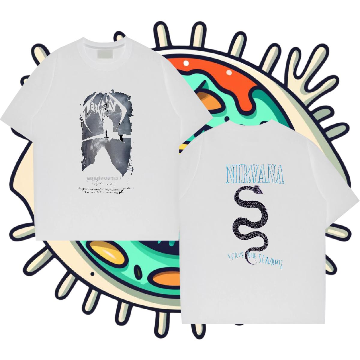 2024 New T-Shirts Graphic Tshirts Street Casual Breathable Crew Neck Cool Top Tees