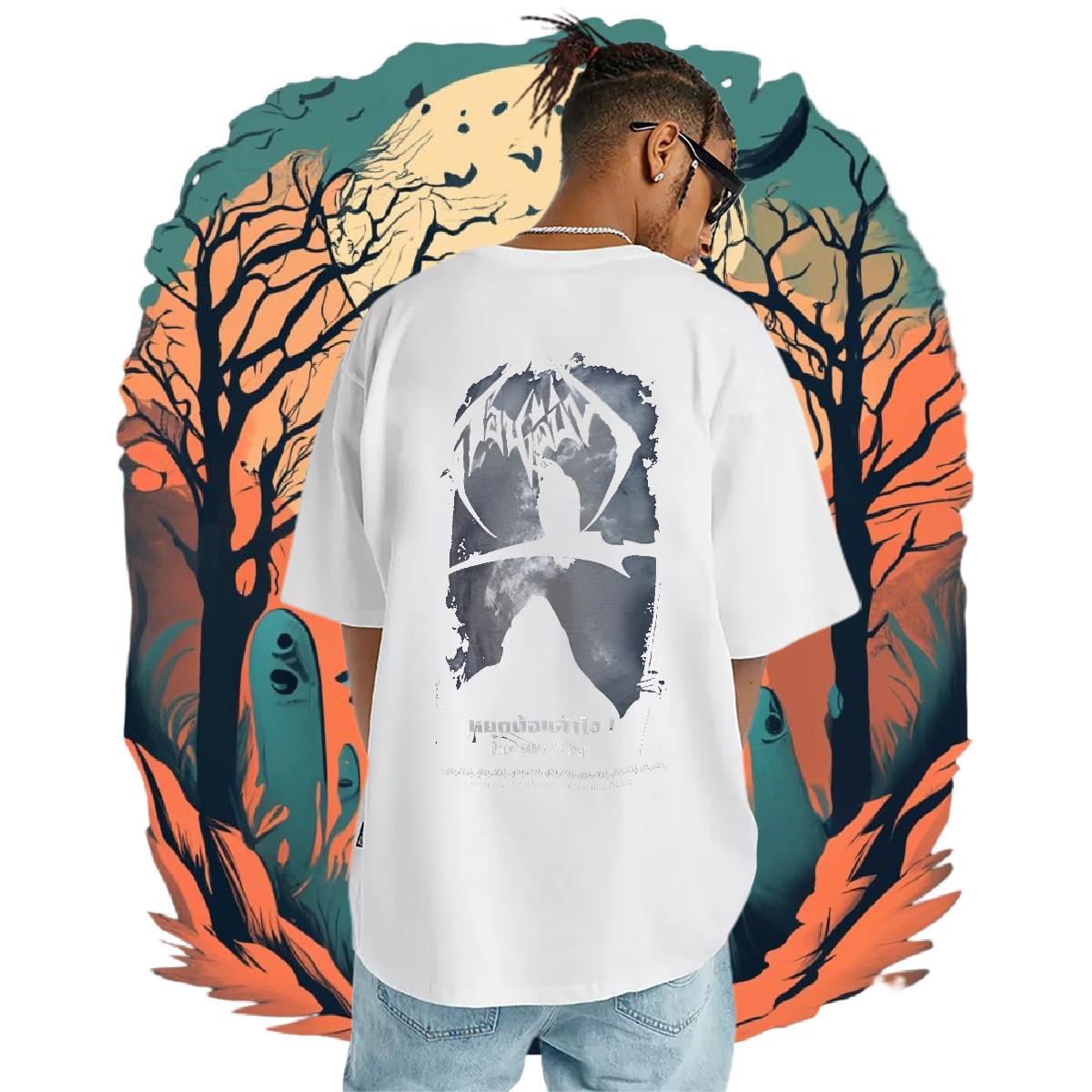 Fashion Designer Mens T Shirts Black Oversized Men Tshirts Sports Casual Cotton Breathable Soft Loose Clothes