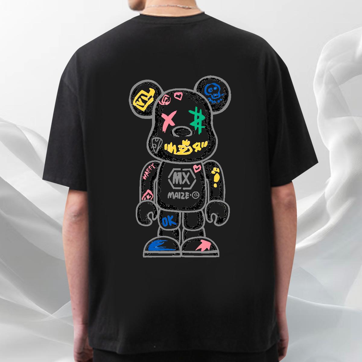 Casual New T-Shirts Customized Print Tshirts Street wear Hip Hop Cotton Breathable Wholesale Tops Shirt