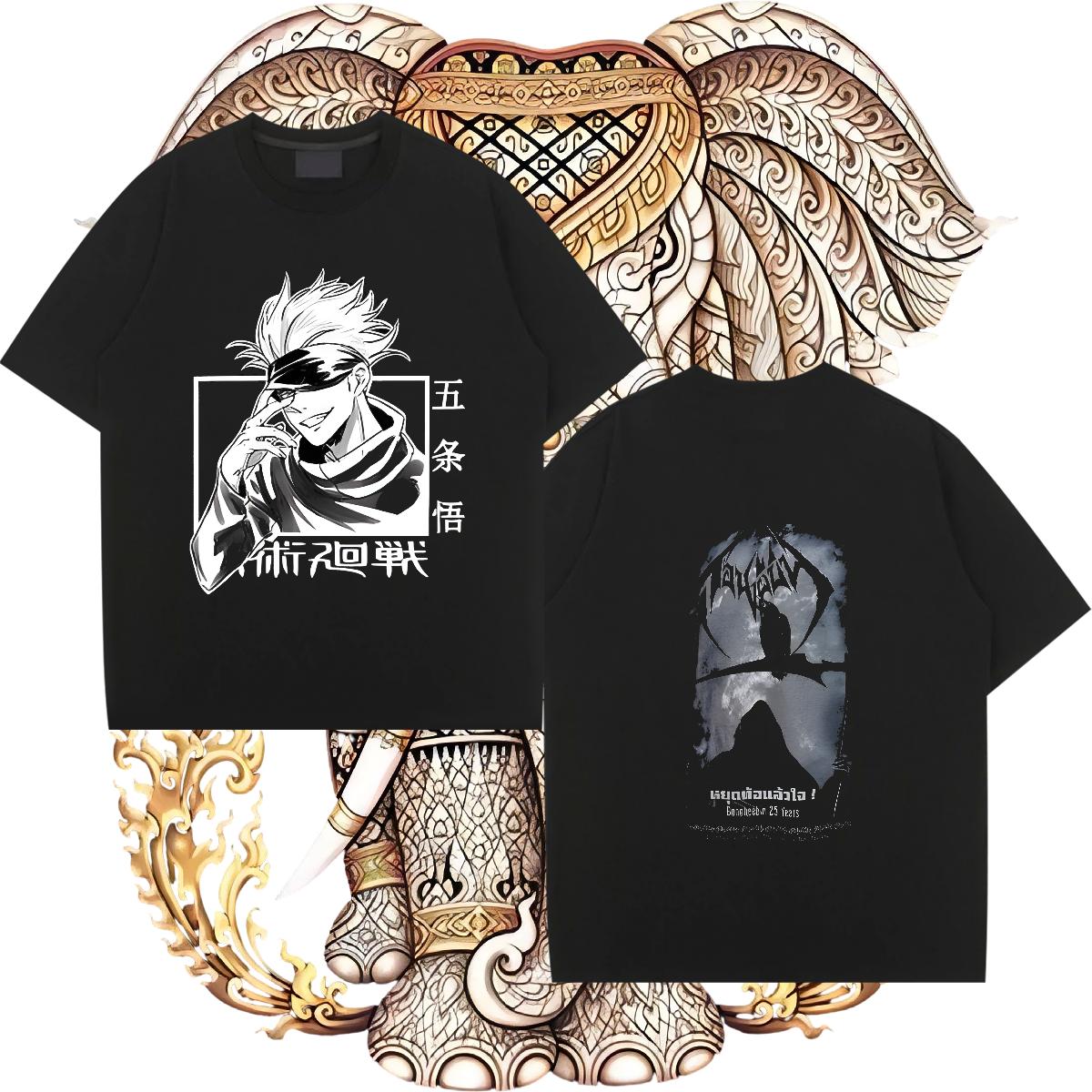 DIY Customized T-Shirts Floral Print Men Tees Spring Summer Cotton Breathable Designer Clothes