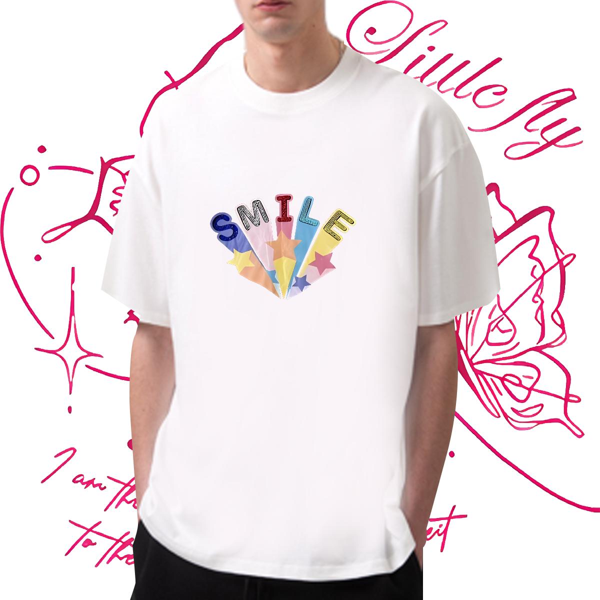 Casual New T-Shirts White Plus Size Men Clothes T-Shirt Beach Round Neck Short Sleeve Designer Tshirts