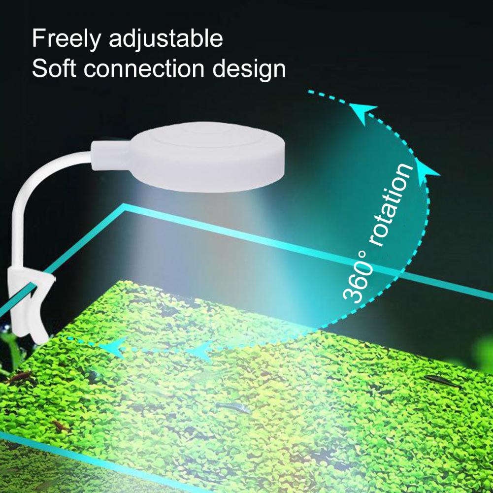 USB Plug Aquarium Mini Lamp LED Fish Tank Colored Lights Fishbowl Landscaping Reptile Animals Goldfish Turtle Fish Tank Lights