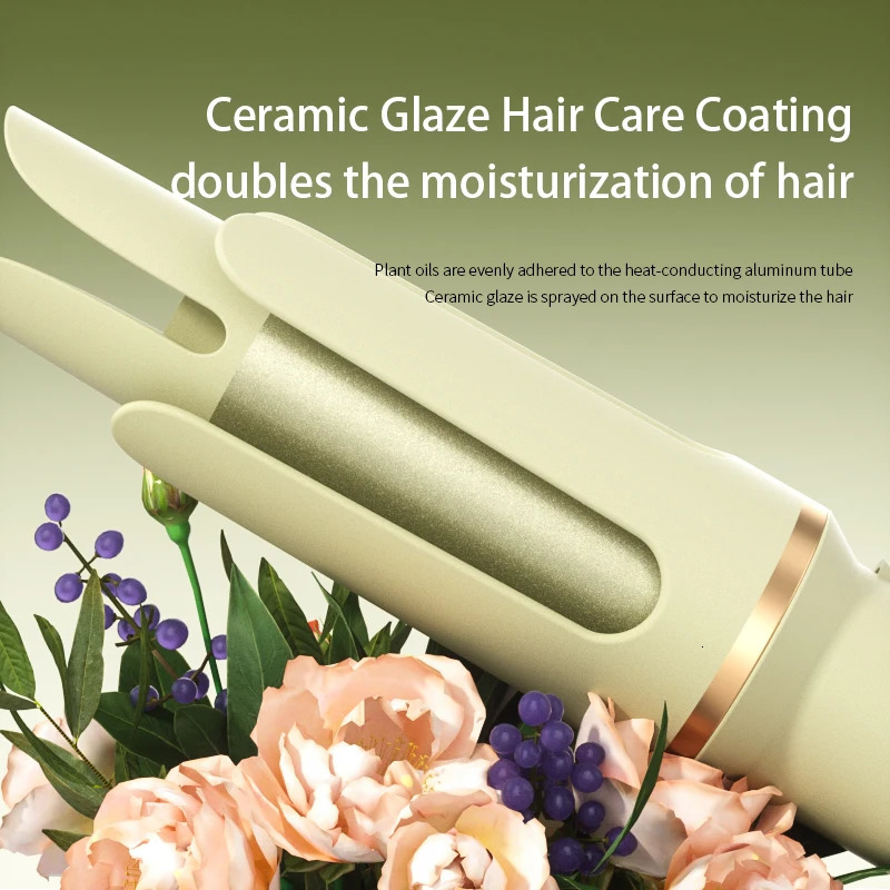 MinHuang Automatic Curling Iron 32 mm Big Roll Anion Ceramic Hair Curler 4-Speed Adjustable Fast Heating Fashion Styling Tools 240530