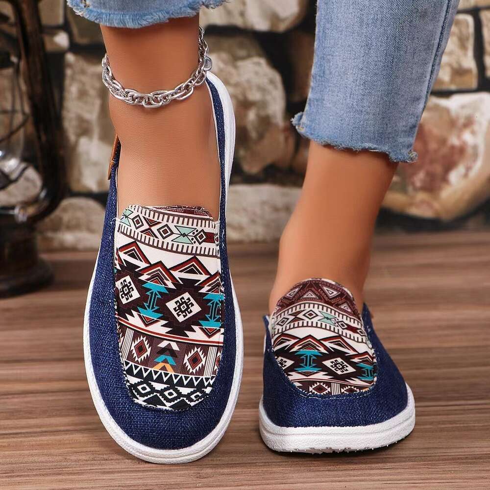 Spring Summer Round Toe Half Slippers Fashion Walking Shoes Color Matching Casual Comfortable Shallow Mouth Women Sneakers 67ae9