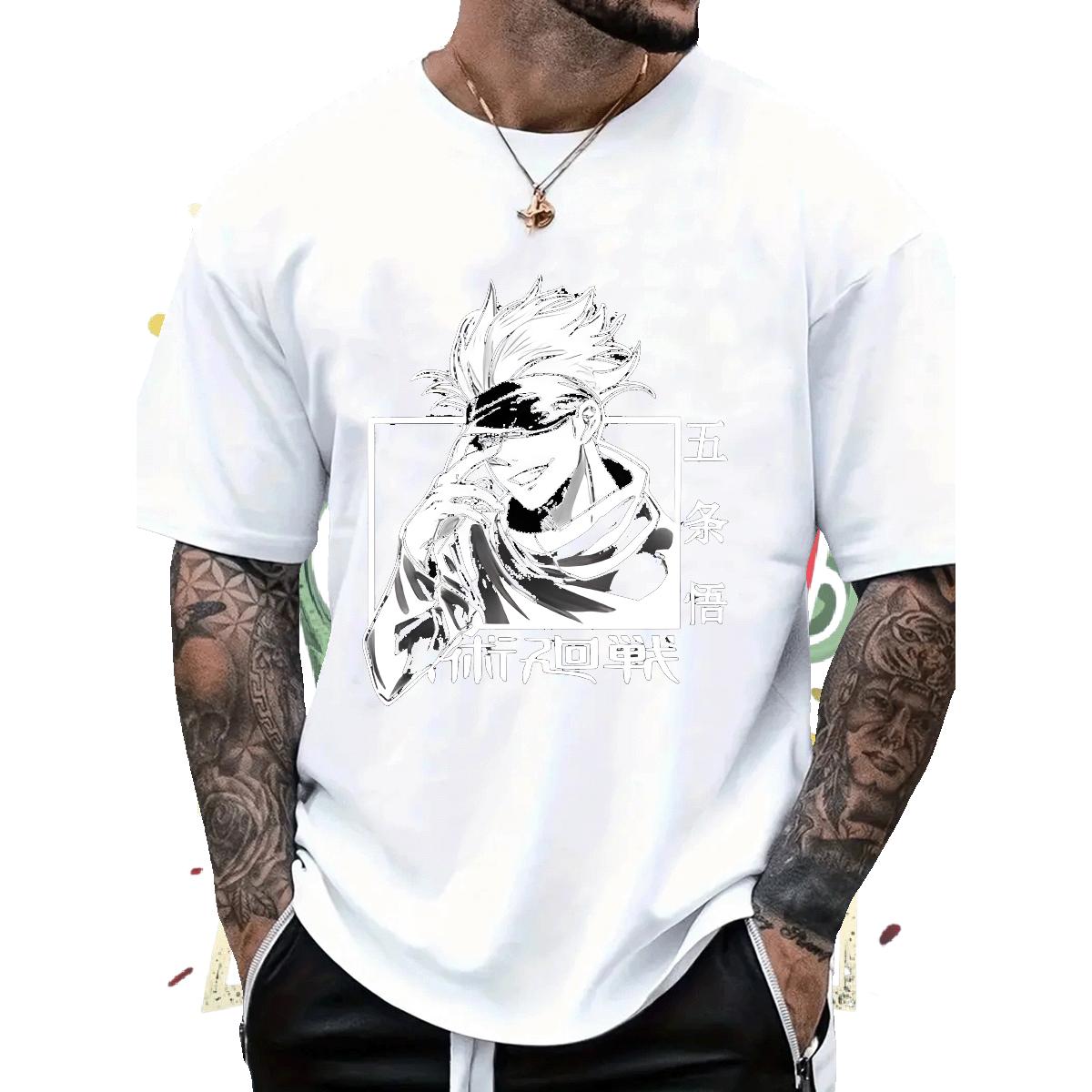 Designer Fashion T Shirts Men Custom Printing Men Clothes T-Shirt Hip Hop Cotton Breathable Short Sleeve Comfortable Wear