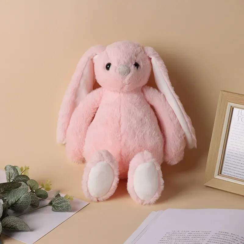 Cm Easter Sublimation Day Bunny Festive Long Ears Bunnies Doll With Dots Pink Grey Blue White Rabbit Dolls For Childrend Cute Soft Plush Toys Wholesal