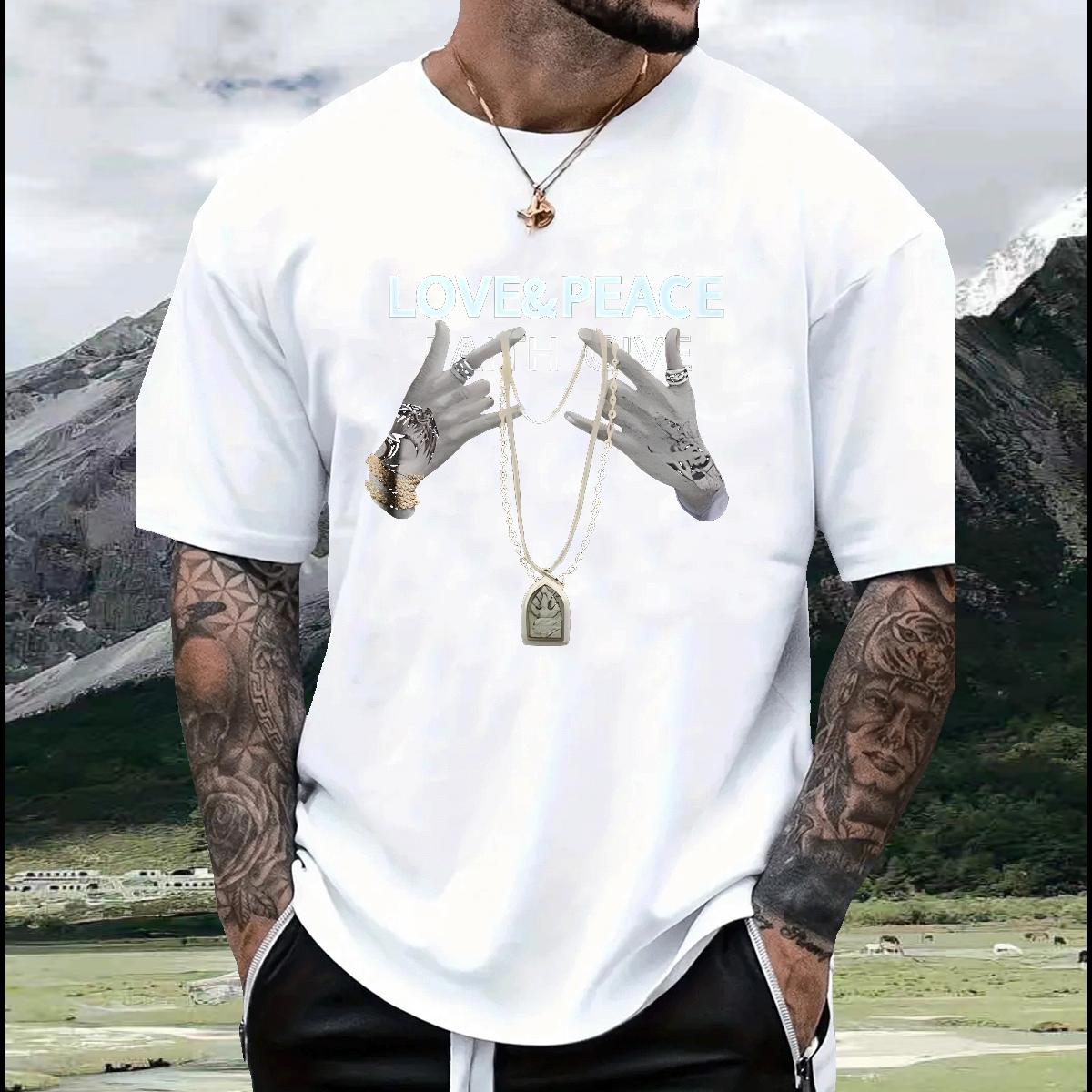 Designer Fashion Man T Shirts DIY Printed Men Tops Tees Street Breathable Short Sleeve Unisex Tees Shirts