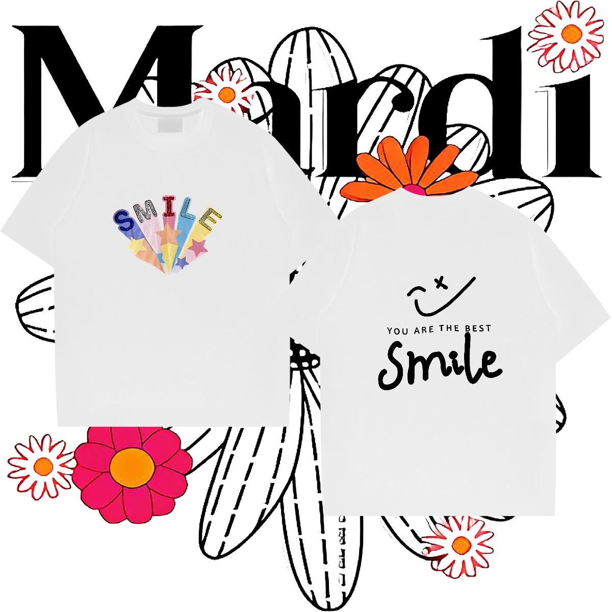 2024 T Shirt For Man Custom Cartoon Couples T Shirts Spring Summer Short Sleeve Cotton O-Neck Cool Design Tops Tees