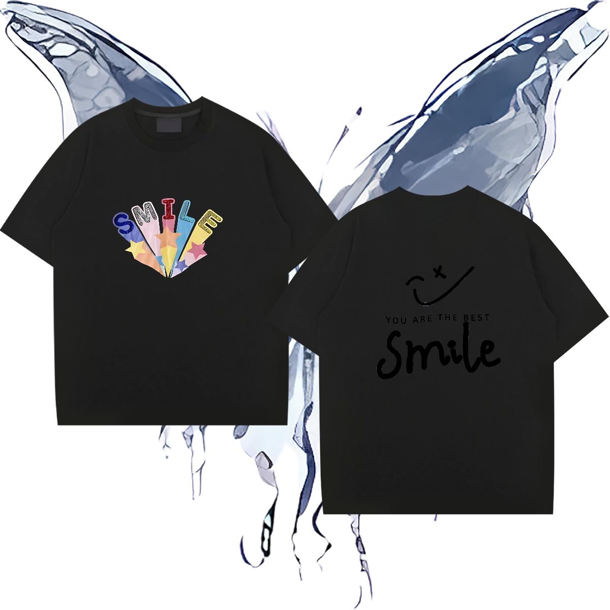 DIY Men T Shirts Custom Cartoon Tshirt for Man Woman Street Cotton O Neck Short Sleeves Soft Tops