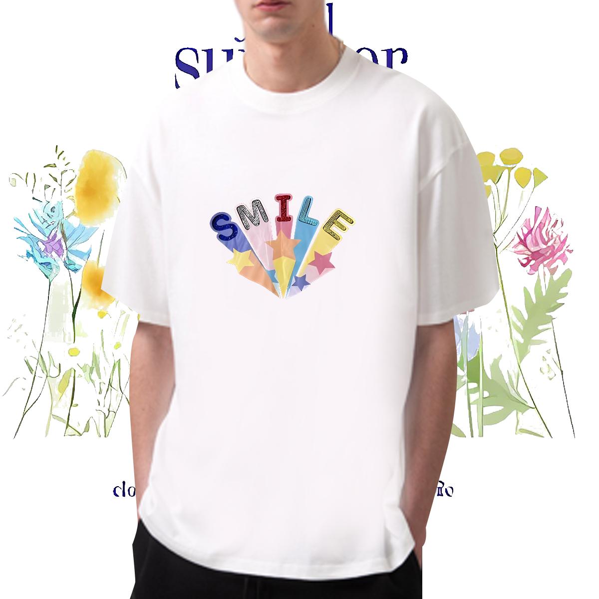 Designer T shirt DIY Tshirts Casual Beach Crew Neck Cotton Breathable Cool Design Tops