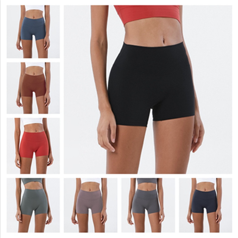 Women's Sport Yoga Shorts Fitness Running Exercise Casual Breathable Quick-Drying Slim Fit Slim Safety Pants