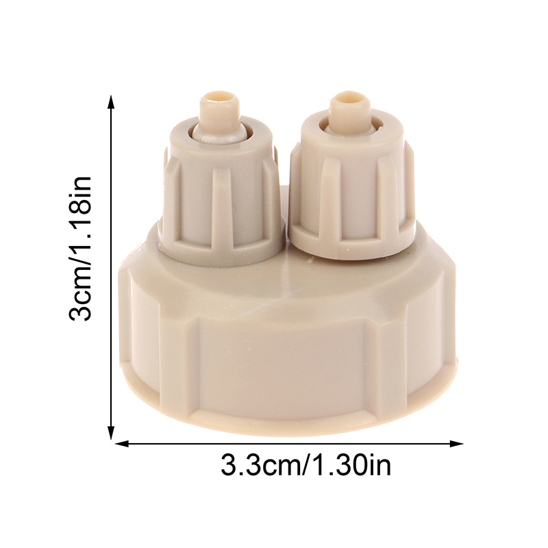 Aquarium CO2 System Tube Valve Gauge Bottle Cap Aquarium Bottle Cap Fish Tank Live Plant DIY Air Diffuser Generator Tool