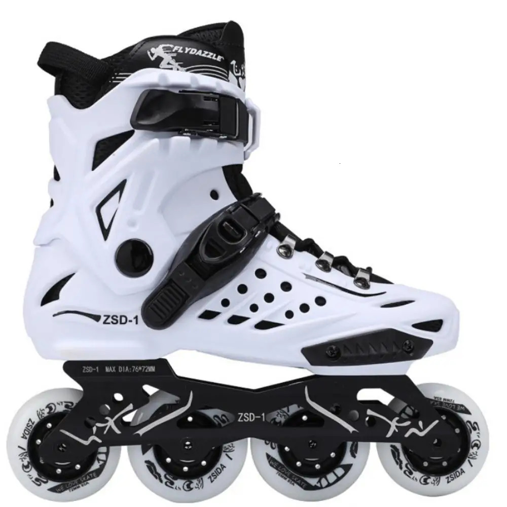 Inline Skates Professional Roller Skate Shoes Slalom Adult Skating Sliding Free Sneakers Patins 35 240528