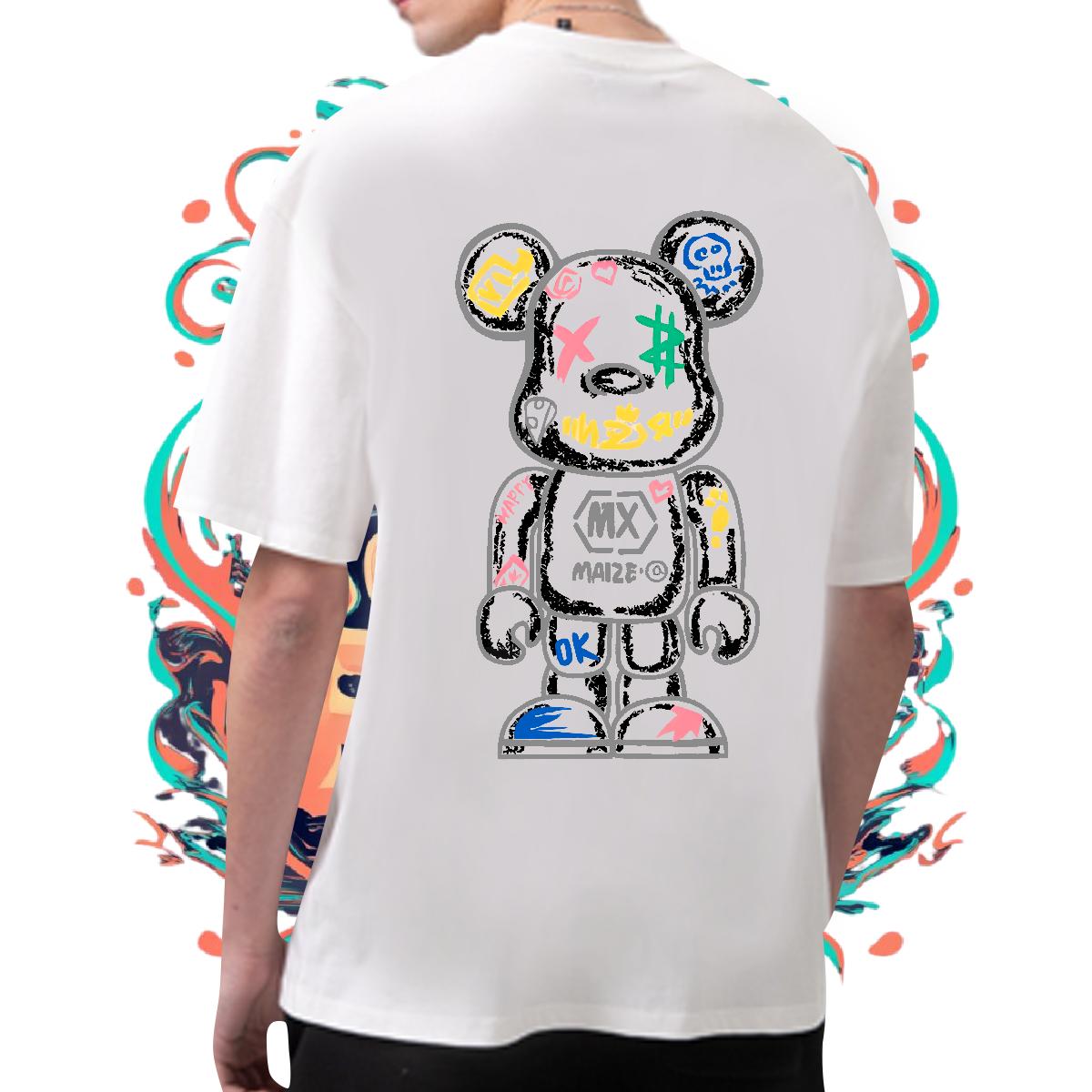 New T Shirts Men Custom Mens Tshirts Street Wear Crew Neck Cotton Soft Tee Shirt