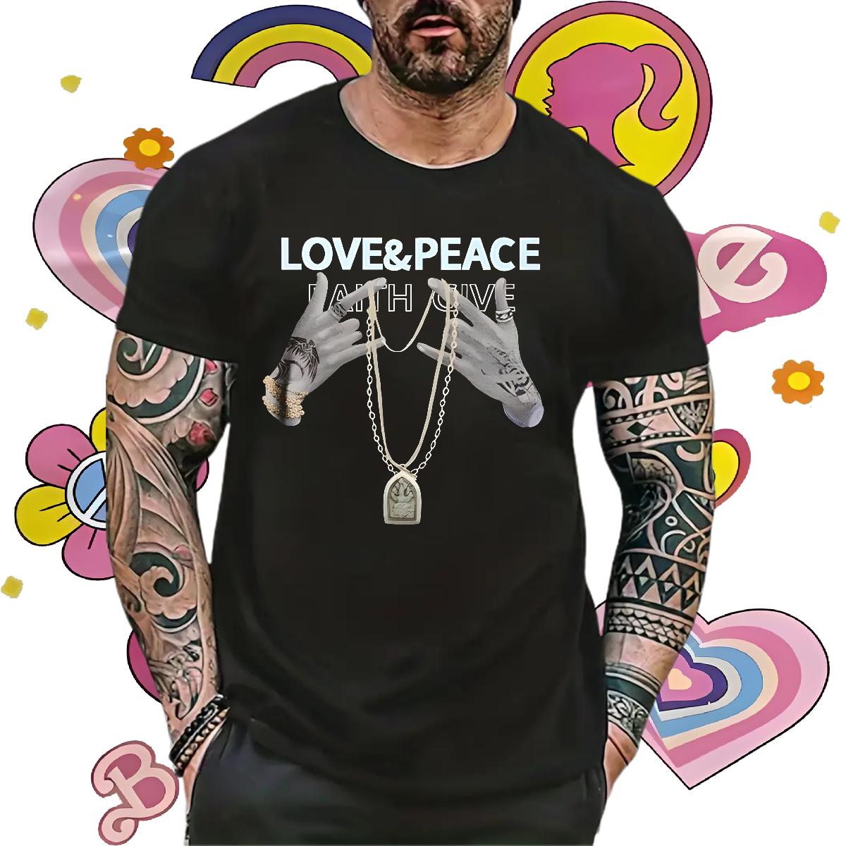 Customized T-Shirts for Men DIY Men Tshirts Hip Hop Crew Neck Cotton Breathable Cool Tops Tees