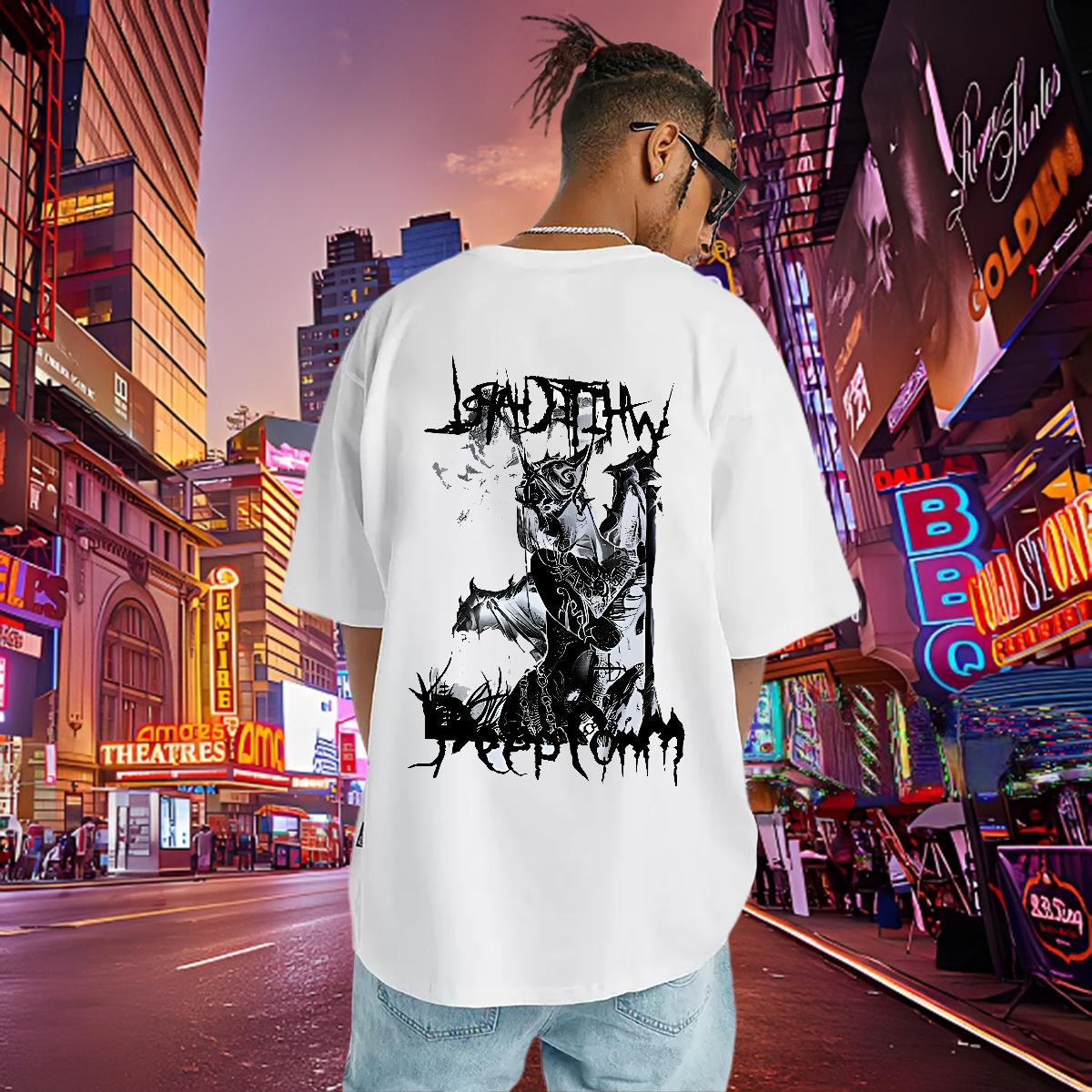 Designer Fashion T Shirts Men Plus Size Custom Men Tops Tees Casual Beach O-Neck Short Sleeve Cotton Loose Clothes