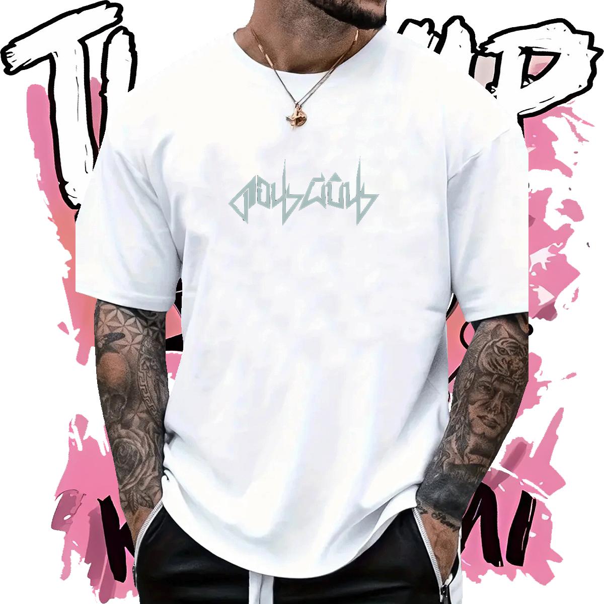 Fashion Casual Men T Shirts Oversized Tshirts Sports Casual Breathable Crew Neck Cotton Popular Clothings