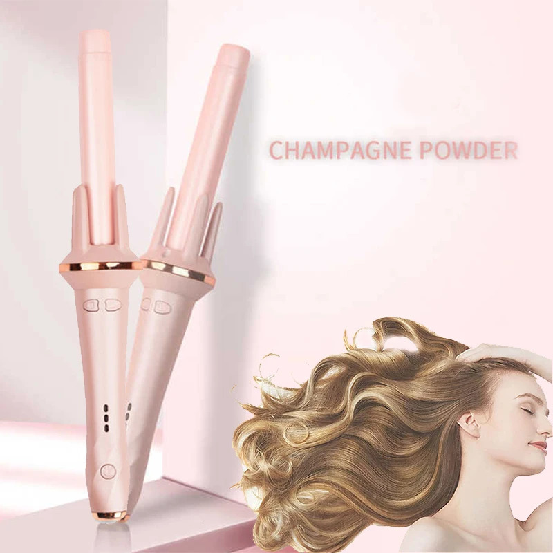Automatic Rotating Hair Curler Stick Large Wave Curling Iron Tongs Temperature Adjustable Anion Fast Heating Styling Curlers 240530