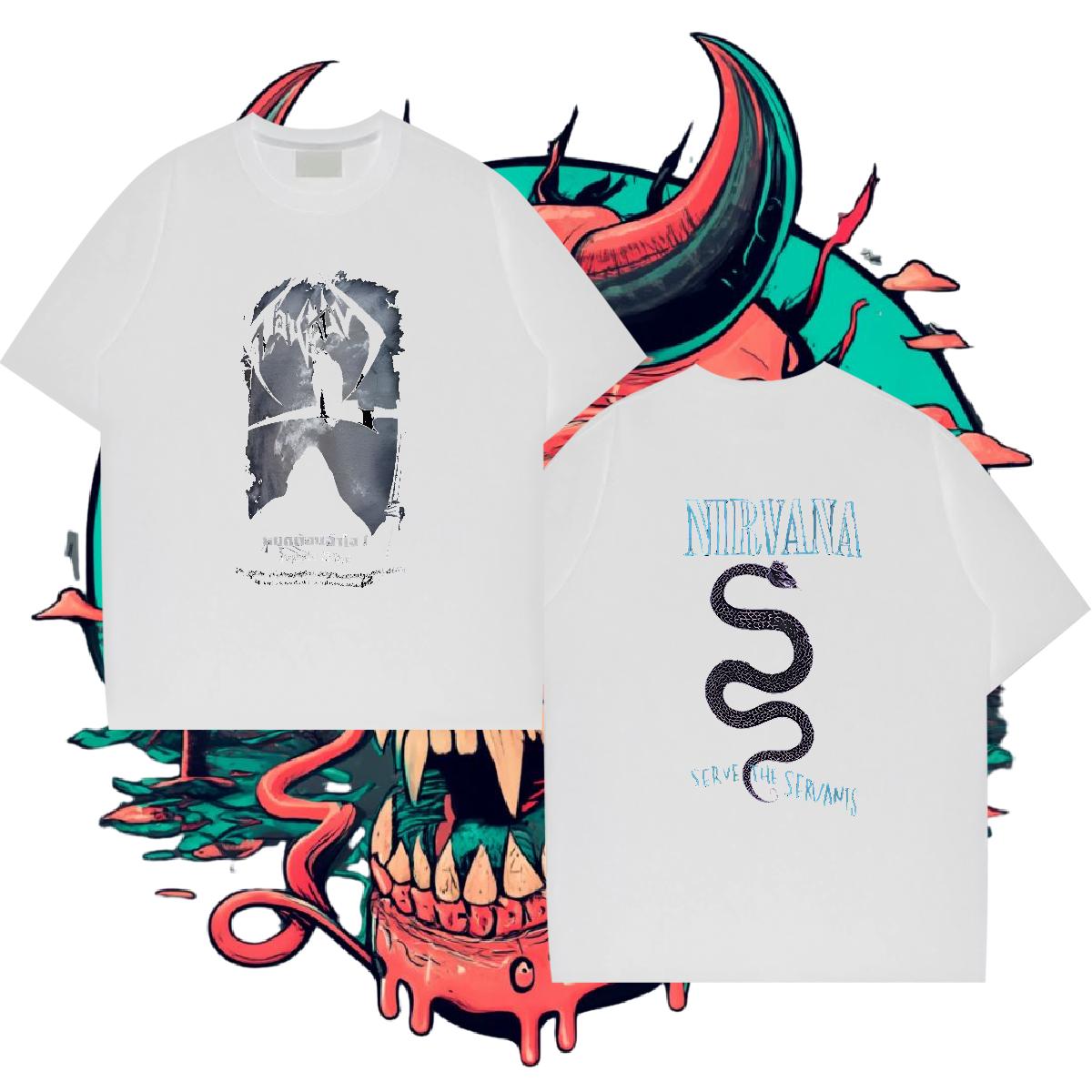 Wholesale Mens T Shirts DIY Men Clothes T-Shirt Outdoor Cotton Breathable Loose Tops Tees