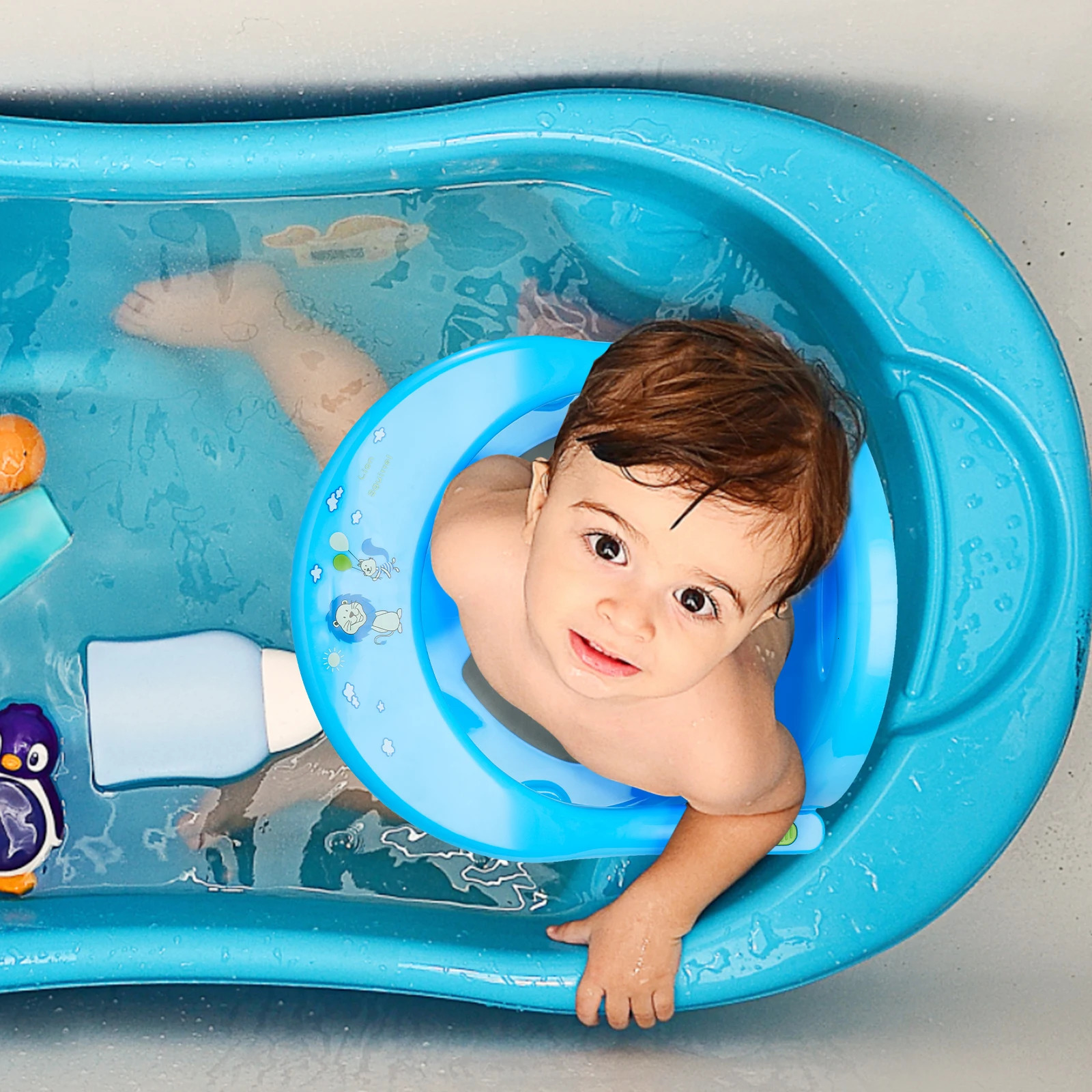 Baby Foldable Bath Seat for Tub Sit Up Infant Toddler Bathtub Safety Shower Chair Seater with Suction Cups 240530