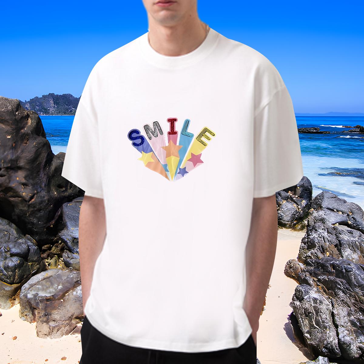 New Designer T Shirts Men DIY Tshirt for Man Woman Hip Hop Short sleeve Cotton Soft Designer Tops