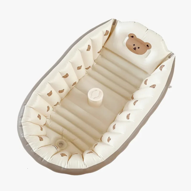 Indoor Childrens Swimming Pool Inflatable Bathtub Home Bath Basin Baby 240530