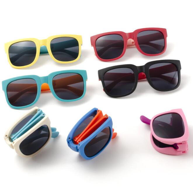 New Fashion Fold Kids Sunglasses Children Polarized Sun Boys Girls Glasses Protection Baby Eyewear UV400 Z260305