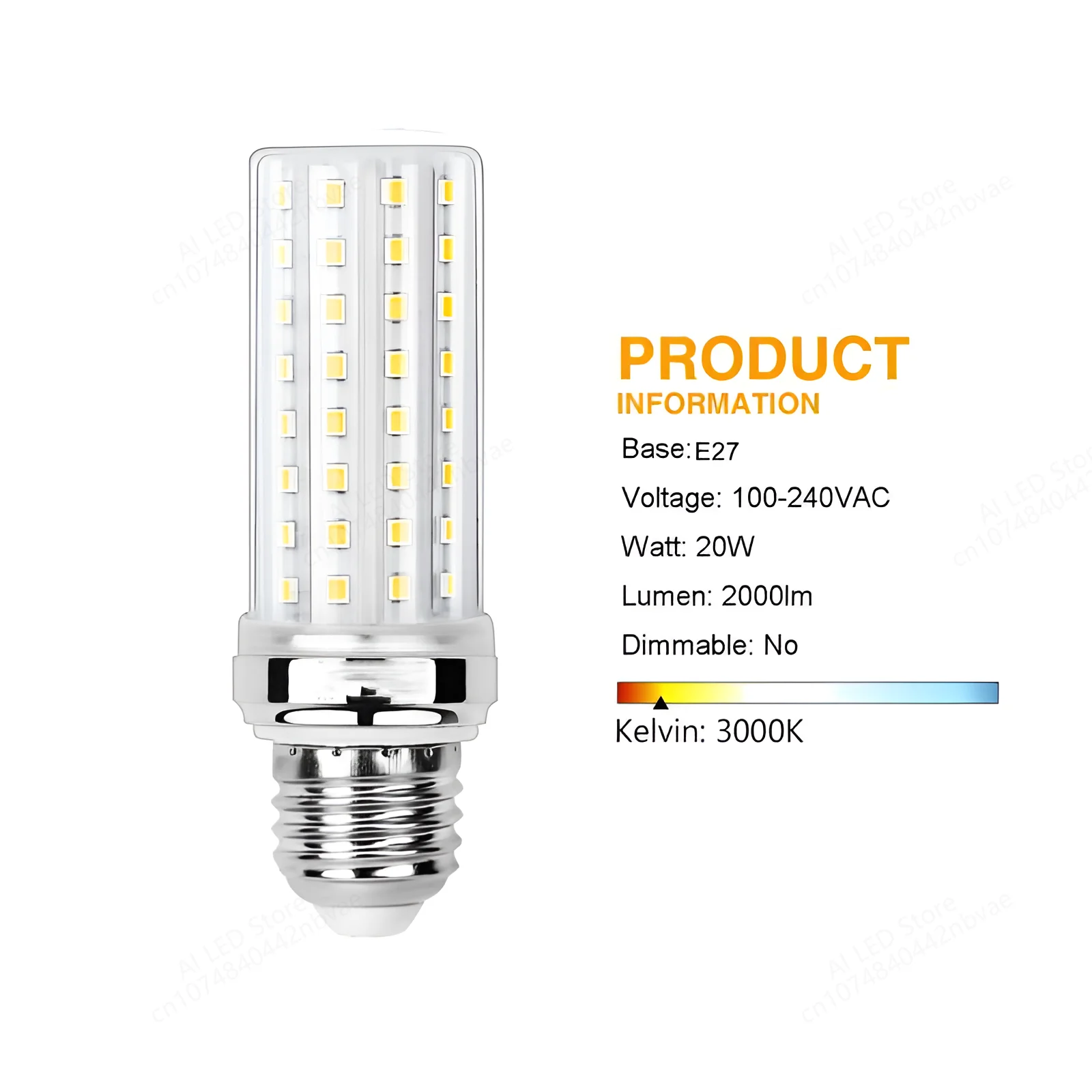 NEW 12W 16W 20W 24W 40W Super High power E14 E27 B22 LED lamp Corn Bulb AC220V 110V 85-265V No Flicker LED light lighting