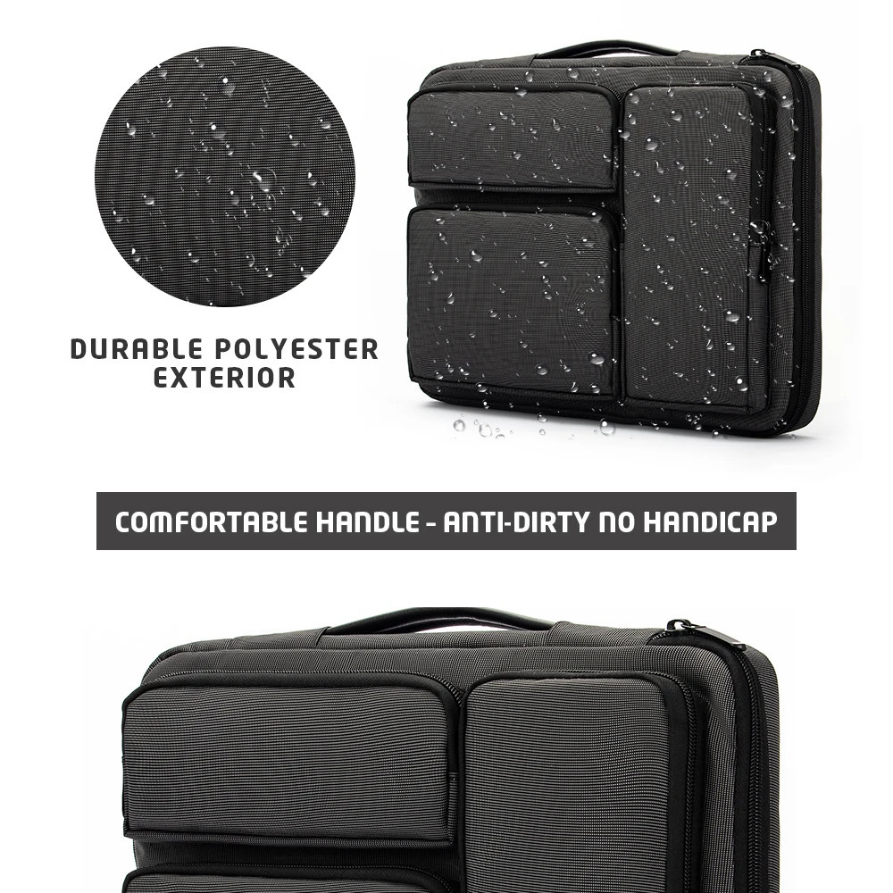 Laptop Bag Notebook Shoulder Bag For Macbook Air Pro Waterproof 14 15.6 Inch Computer Sleeve Pouch Handbag For Student Business 240528