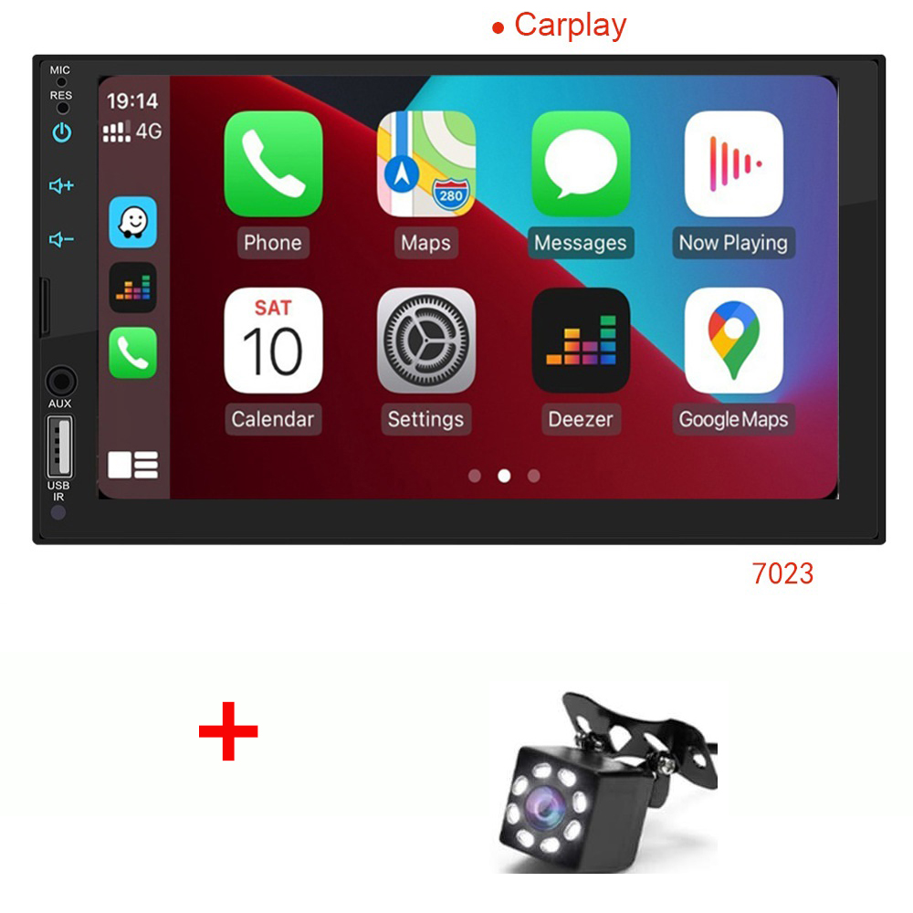 Carplay Android Auto Car Radio 2 Din Multimedia Video Mp5 Player 7inch Touch Screen Bluetooth with Remote Control Car dvd