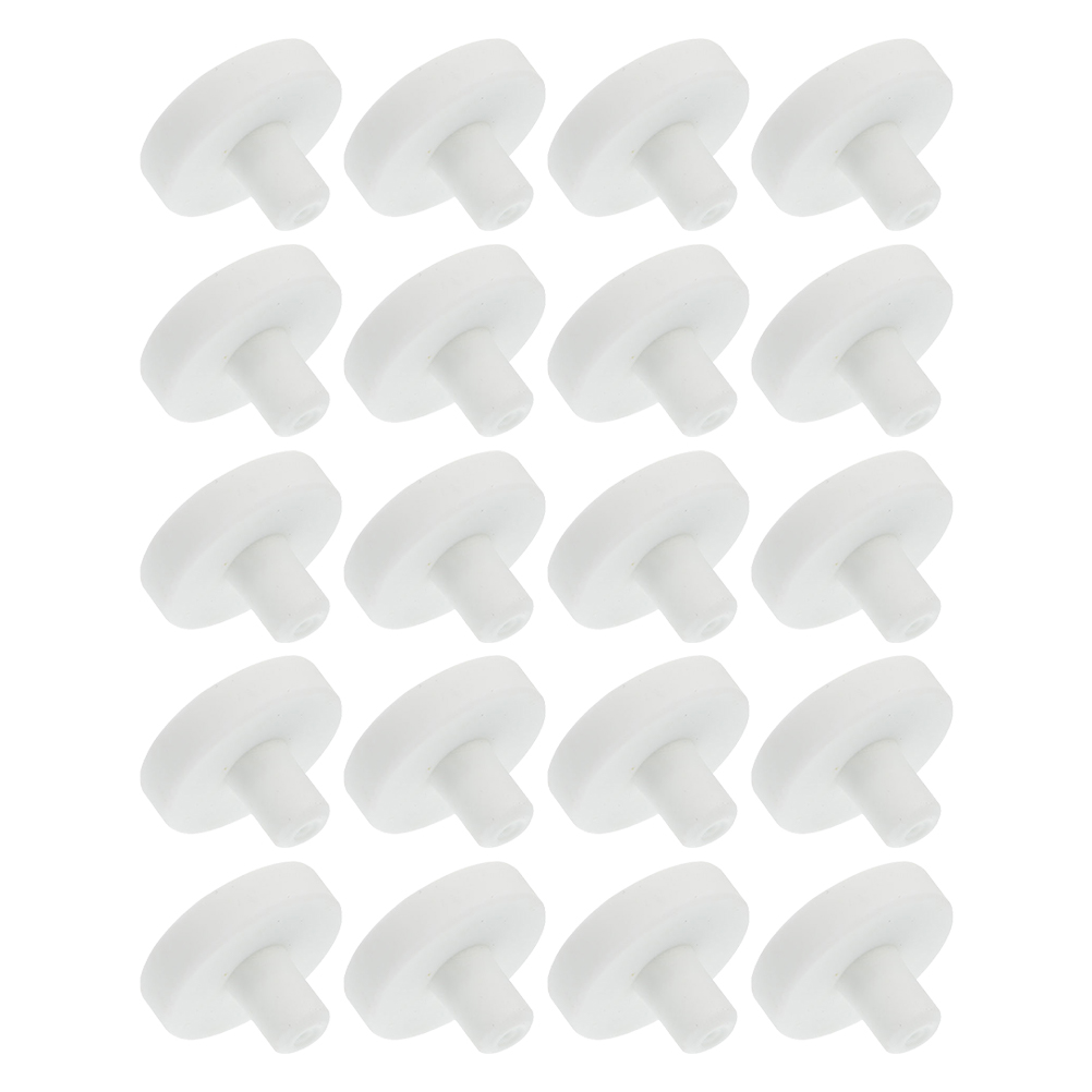 20 Pcs Fish Tank Coral Base Decoration Nurture Supplies Frag Plug Reproduction Ceramics Aquarium Support