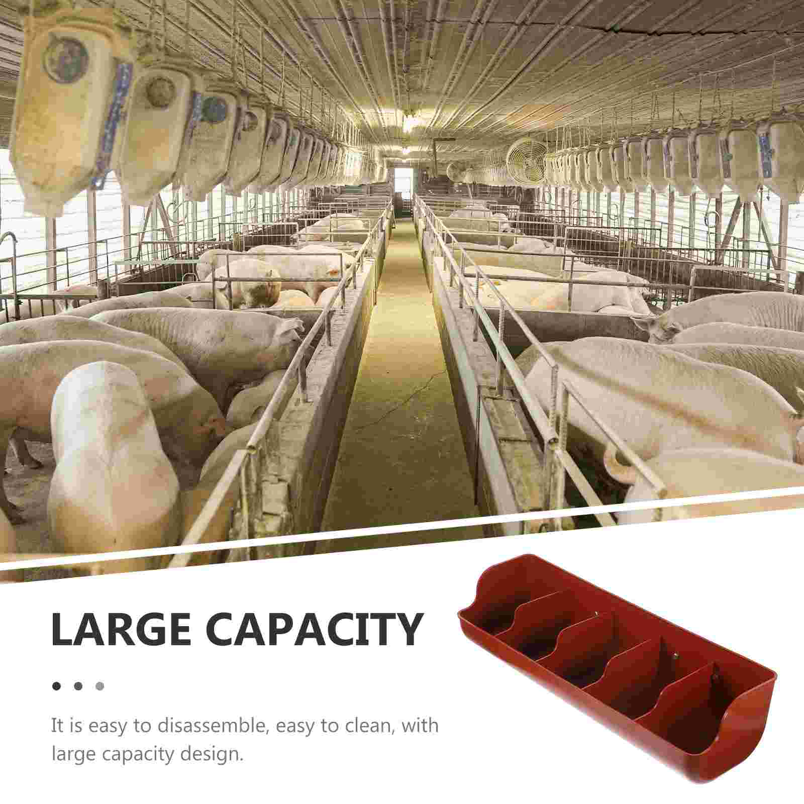 Guinea Pig Feed Trough Piglet Feeding Dispenser Water Feeder Pp Food Lovers Bins