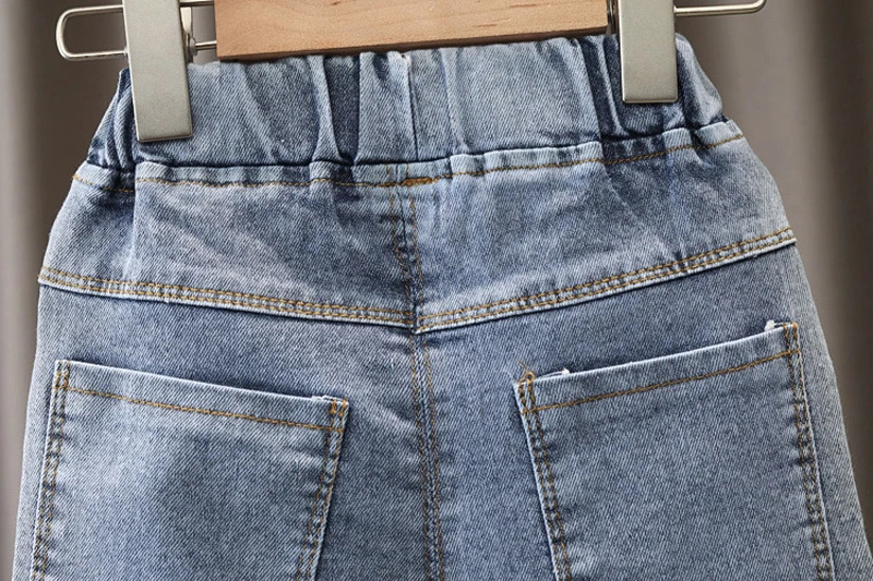 IENENS Kids Baby Girls Casual Clothes Jeans Trousers Toddler Infant Denim Clothing Pants Children Bottoms 1 2 3 4 5 6 7 Years 240531