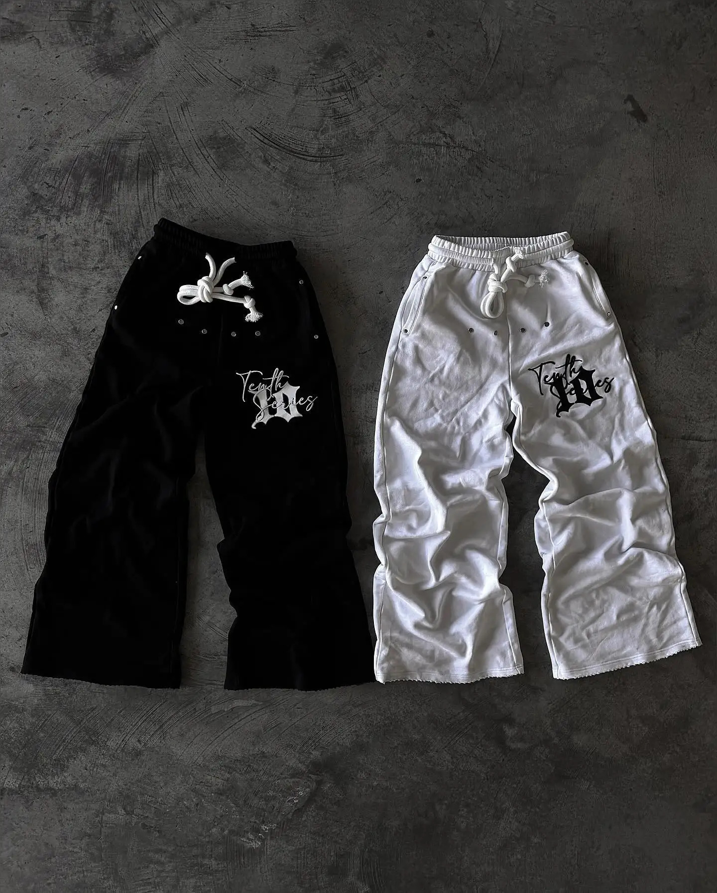 Streetwear Pants Y2K Sweatpants Mens Harajuku Hip Hop Letter Embroidery Baggy Casual Pants Elastic Waist Jogging Pants 240527