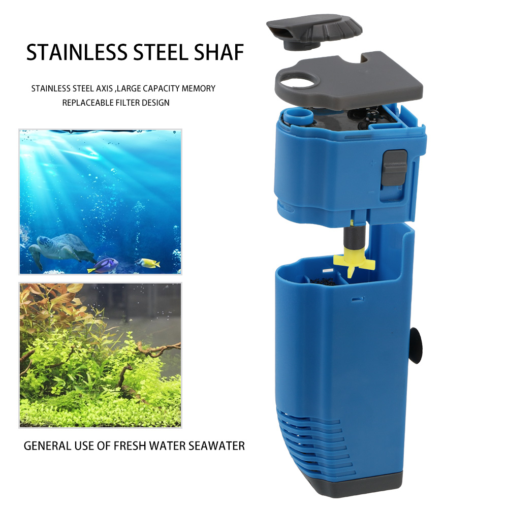 Filter Pump For Fish Tank Pond Oxygen Increasing 1 Set Aquarium Surface Oil Film Remover Fish Tank Water Protein Skimmer