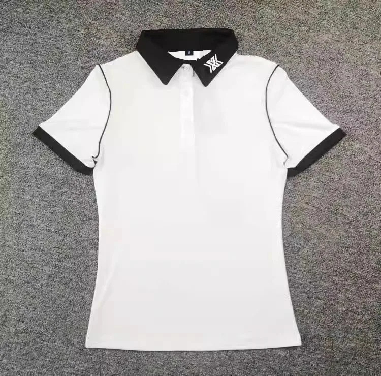 golf shirt Outdoor Leisure Golf Apparel Womens Short Sleeve Tshirt Sports Breathable Quick Dry Wear Durable Anti Pilling 240522