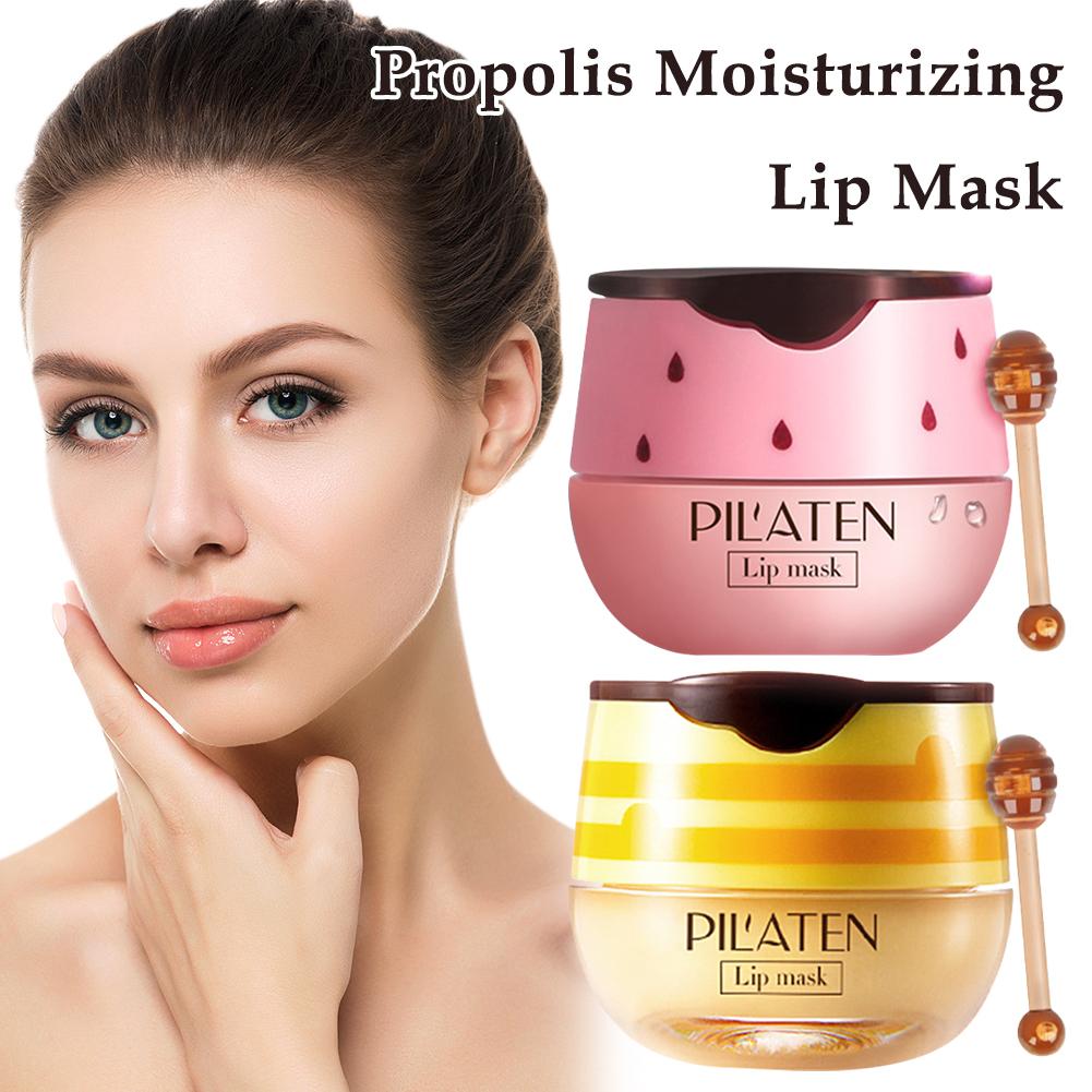 Strawberry/honey Moisturizing Lip Sleep Lip Balm Nourishing Care 7.5g Lip Anti-wrinkle Lip Makeup Care Unisex Anti- G4n7