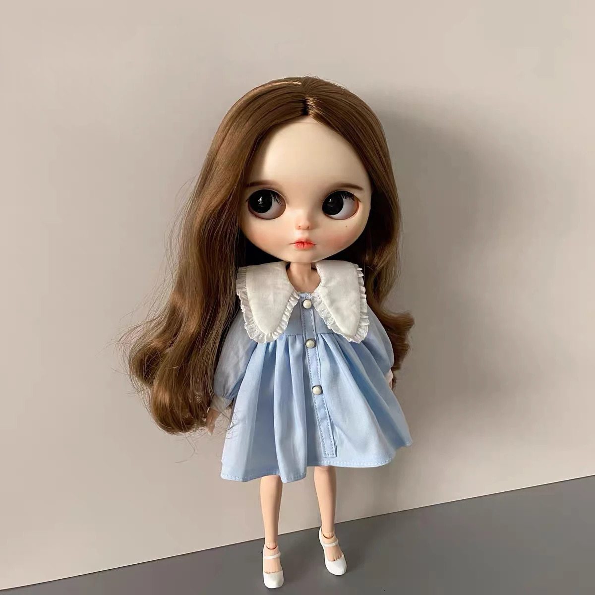 Ob24 Doll Clothes Fit For Blythe Azone Ymy Doll Fashion Color Dress Dress Up Doll 240531