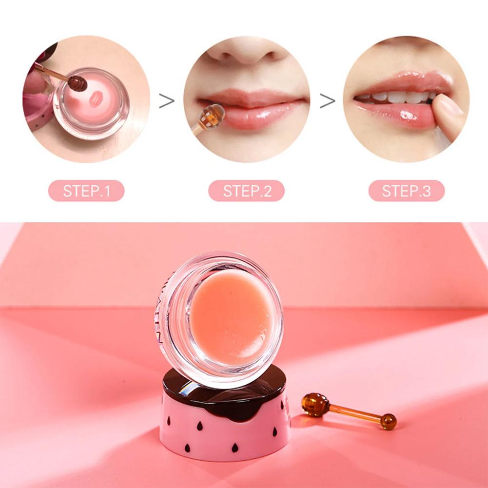 Strawberry/honey Moisturizing Lip Sleep Lip Balm Nourishing Care 7.5g Lip Anti-wrinkle Lip Makeup Care Unisex Anti- G4n7