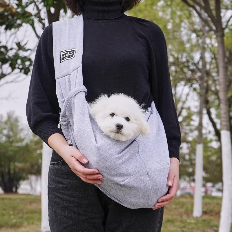 Spring Summer Portable Pet Dog Bag Cat Crossbody Bag Outdoor Travel Cat Backpack Soft Polyester Fabric Medium Capacity