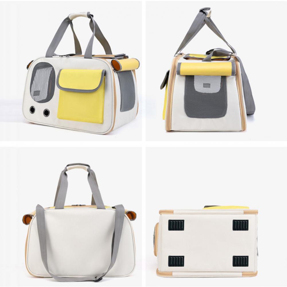 Easy Storage Pet Carrier Foldable Pet Handbag Lightweight Pet Carrier Bag Breathable Travel Bag for Dogs Cats Foldable Durable