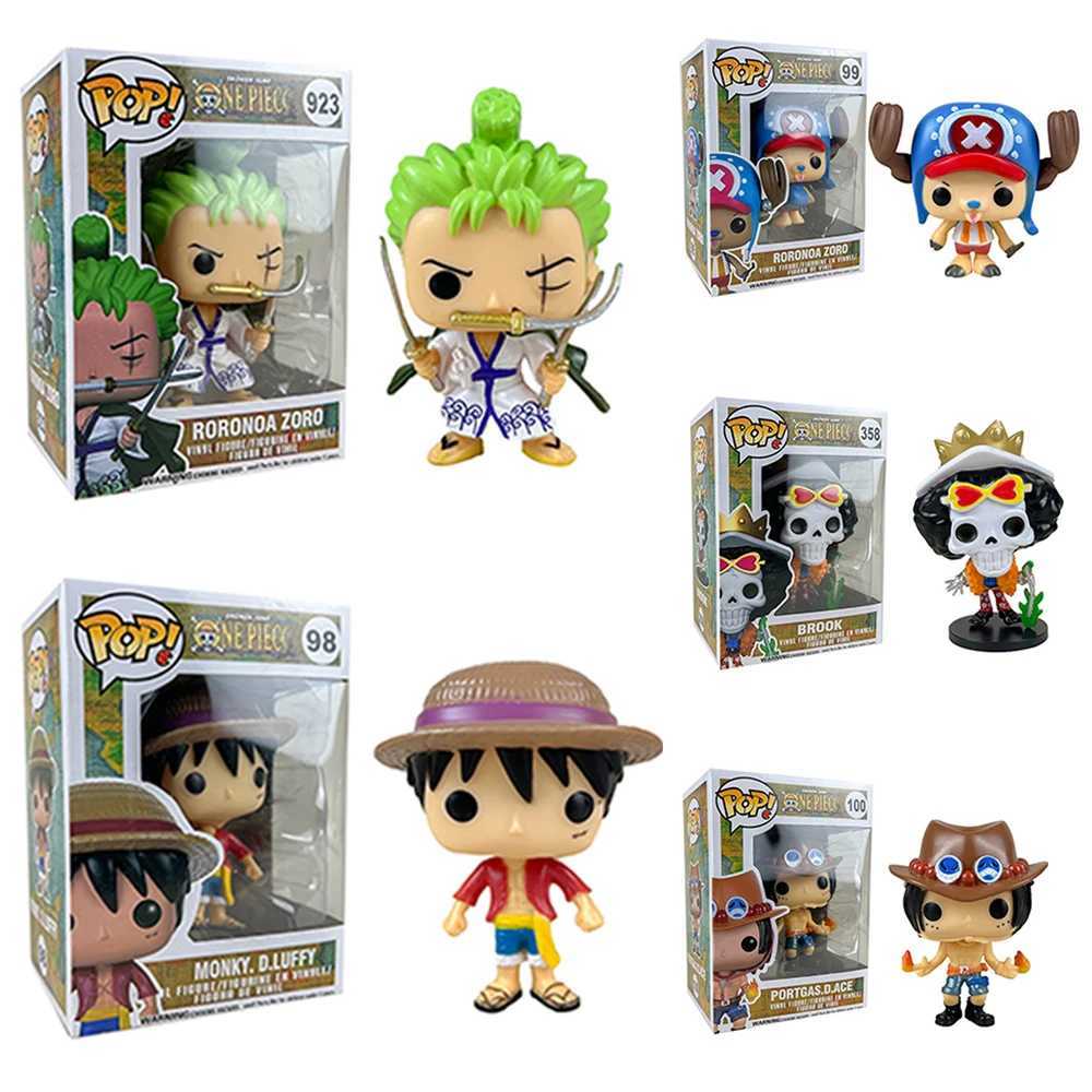 Action Toy Figures Pop One Piece Figure Luffy Chopper Aisi Loo Luffytaro Anime Toys Decorative Series Childrens Birthday Gifts Novelty T240531