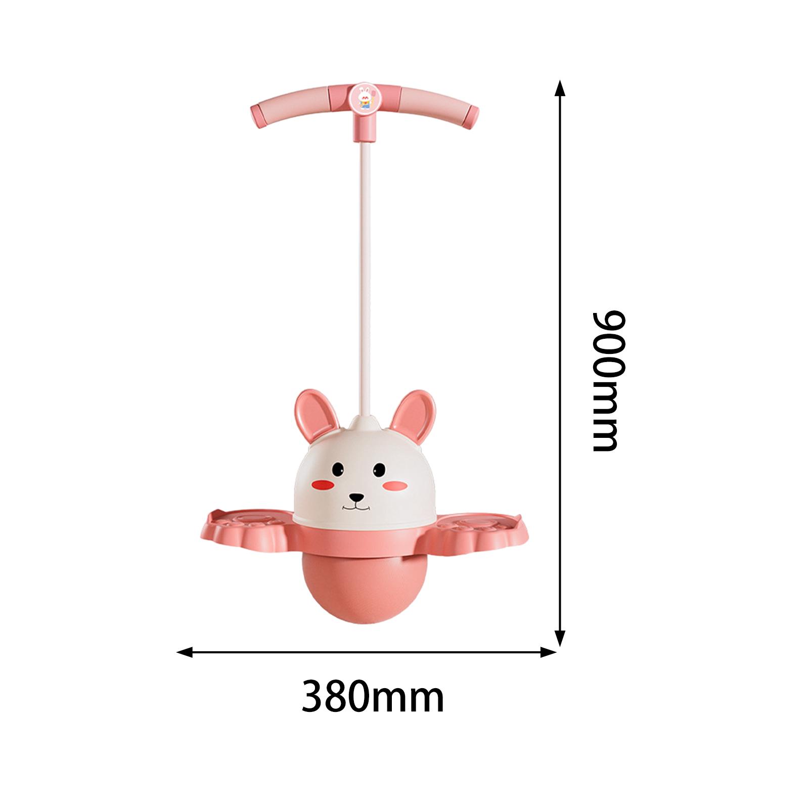 Pogo Ball with Handle Funny Exercise Pogo Stick for Exercise Balance Ability